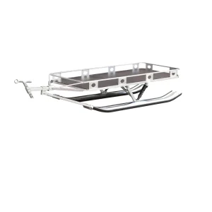 Steel Snow Sled for Log Transport, Fishing, and Ice Use