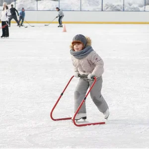 Steel Tube Ice Skating Walker for Outdoor Ice Rinks