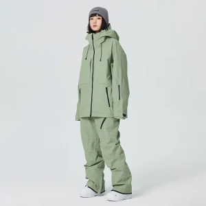 Super Warm Winter Sport Mountain Wear for Men Women Skiing Suit and Snowboard Jacket Bib Pant Waterproof and Windproof for Adults