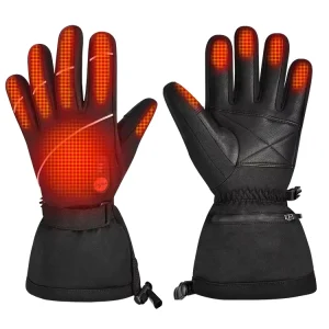 Supplier Heated Motorcycle Gloves Waterproof Electric Heating Gloves Winter Outdoor Ski Gloves