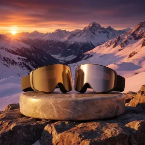 TEMPUS TEMPUS 5 New Double layer Anti Fog Magnetic Ski Goggles Cylindrical Mountain Outdoor Windproof