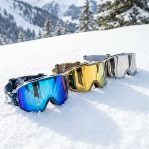 TEMPUS TEMPUS 5 Unisex Ski Goggles Snowboard Glasses Protection OTG Mirror Polarized Lens PC Frame Magnetic Sport Snow Eyewear