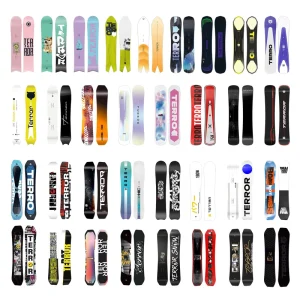 TERROR Snowboard Carbon Fiber All Mountain Freestyle Ski Equipment RTS & Custom High Performance OEM Available