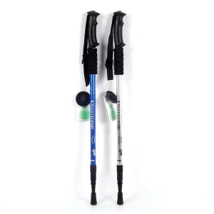 Telescopic Folding Aviation Aluminum Tracking Walking Hiking Trekking Pole
