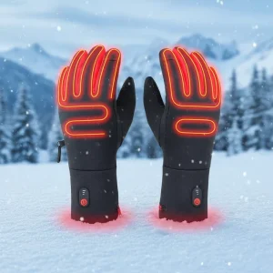 Temperature Control Gloves KDS ST02 with Touchscreen Function Waterproof Heated Winter Skiing Gloves