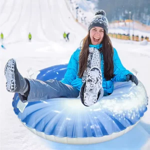 Thickened PVC Inflatable Snow Tube, Adult, 80cm, with Handles