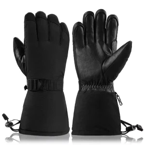Thickened Waterproof and Cold proof Ski Gloves for Men and Women Touchscreen compatible