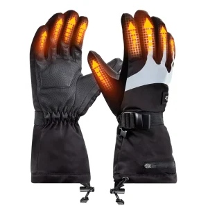 Three Heat Gloves Customized Winter Heated Gloves for Outdoor Cycling and Skiing