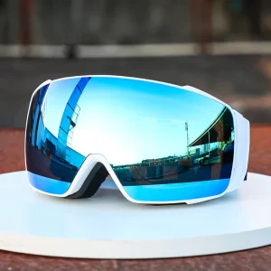 Toric Magnetic Ski Snowboard Goggles Interchangeable Strap OTG Compatible UV Protection Water Resistant Lightweight Sports