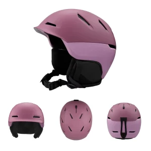 UKCA CE EN1077 Custom Snowboard Helmet Kids Adult Ski Helmet with Adjustable Ventilation
