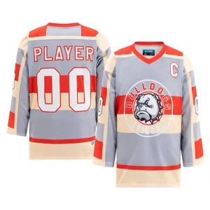 USA Ice Hockey Jersey Custom Logo Custom Hockey Jerseys Neck Tie 180g Polyester Breathable Quick Dry Full Sleeves Unisex Adult