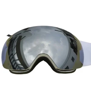 UV400 Snowboard Goggles with Full Rim, Non-Polarized Anti-Fog Lens