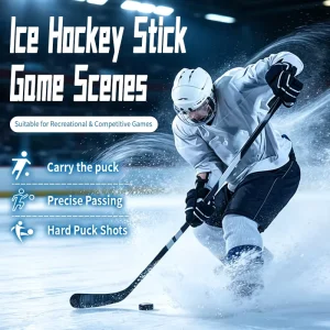 Ultra Light Full Carbon Hockey Stick Anti Slip Grip Customizable For All Ages