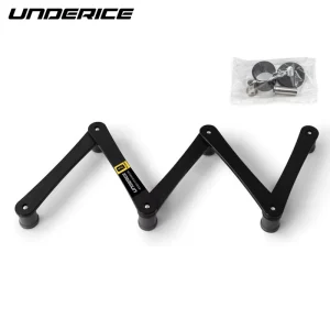 Underice 5 Sections Hockey Training Equipment Stick Handling Trainer Portable Training Tool Puck Control BLACK PE Material