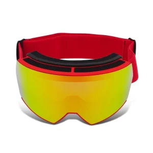 Unisex Adult Ski Goggles Large Frame Anti Snow Blind Ski Goggles Anti Uv Snow Goggles Sports Eyewear Black Frame