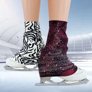 Unisex Four Seasons Figure Skating Training Pants with Custom Leg Protectors Performance Wear Ice Skate Accessories