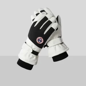 Unisex Full Finger Polyester Snowboarding Gloves for Winter Outdoor Use
