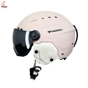 Unisex Integrated Ski and Snowboard Helmet with Winter Sports Glasses