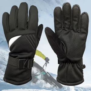 Unisex Outdoor Non Slip Wear Resistant Waterproof Breathable Polyester Warm Fitness Exercise Winter Sports Gloves