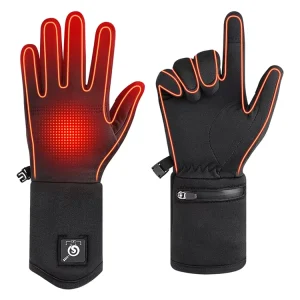 Unisex Rechargeable Battery Powered Hand Warmer Lycra Neoprene Heated Thermo Glove Liner for Women Snowboarding Skiing Cycling