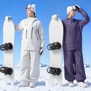 Unisex Waterproof Insulated Ski Jacket Snowboard Shell Windproof Snowboarding Coat