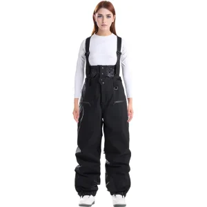 Unisex Waterproof Ski Bib Pants for Hiking and Snowboarding