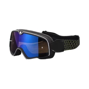 Vintage Retro Lightweight Full Rim TPU Frame Anti-UV PC Lenses Eye Protective Motocross Goggles Windproof