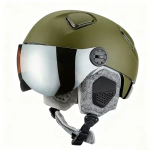 Vista Factory OEM Custom Ski Helmet Ski Equipment Adults Men Snowboarding Snow Ski Helmet With Goggles