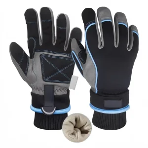 WESKOS Waterproof Winter Work Gloves Unisex 3M Spandex for Thermal Ski Snowboarding Touch Screen Warm Pull On Model JQ20268