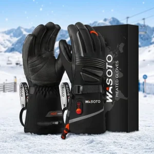 WG002 Unisex Full Finger Insulated Self Heating Waterproof Ski Gloves for Skiing