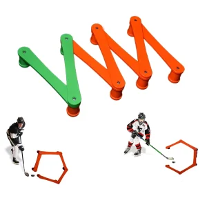 WIN WIN Custom ABS Plastic Lightweight Stickhandling Training Aid 5 7 Section Model S001 2 Equipment Puck Control Reaction Time