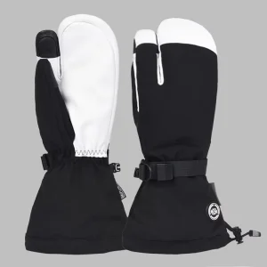 Warm 3m Ski Gloves Snowboard Snowmobile Mitten 3 Finger Ski Gloves Leather Custom Gloves Winter