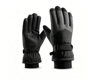 Warm Waterproof Fleece-Lined Touchscreen Ski Gloves for Men and Women