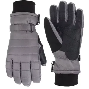 Warm Waterproof Full Finger Winter Gloves Adjustable Hook Loop Closure Unisex Downhill Skiing Snowboarding Non Slip Cold Weather