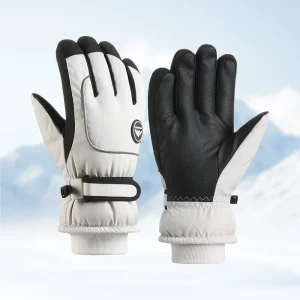 Water-Repellent Breathable Men’s Winter Ski Gloves with Touchscreen for Outdoor Cycling Factory Direct