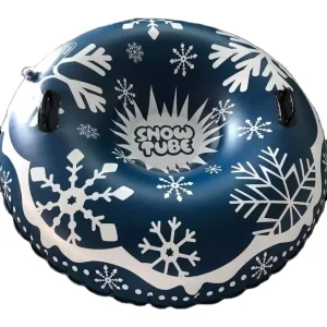 Waterhan FPF074 PVC Nylon Plastic Inflatable Snow Sledding Tube for Snowfield Use
