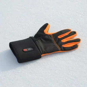 Waterproof Breathable Touchscreen Battery-Heated Split-Finger 4000mAh Motorcycle Gloves