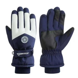 Waterproof Breathable Warm Ski Gloves with Touch Screen for Snowboarding Cycling and Motorcycling
