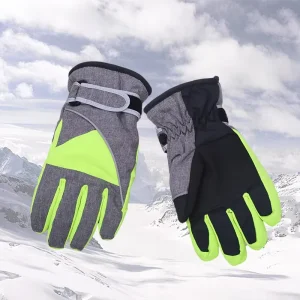 Waterproof Insulated Gloves Winter Touch Screen Unisex Windproof Cycling Zipper Sports Skiing Snowboarding