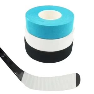 Waterproof Kinesiology Tape 2.5cm x 10m Cotton Spandex Adhesive for Cricket Balls and Ice Hockey Sticks, 18 Colors, CE