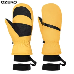 Waterproof Skiing Gloves Snowboard Thick Fleece Lined Winter Warm Touchscreen Windproof Thermal Soft Men Women Unisex Ski Gloves