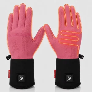 Waterproof Touchscreen Heated Gloves for Snowboarding Cycling and Typing, 7.4V 2200mAh