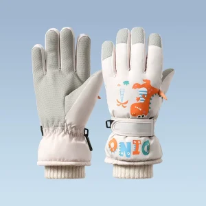 Waterproof Warm Touchscreen Ski Gloves for Kids