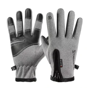 Waterproof Windproof Anti-Slip Touchscreen Ski and Cycling Gloves