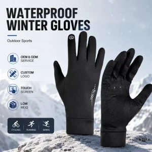 Waterproof Windproof Touchscreen Winter Gloves for Snowboarding Motorcycle Riding and Driving
