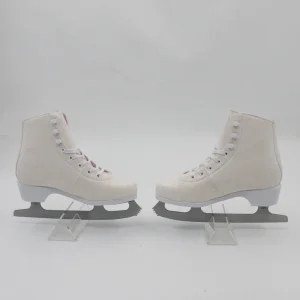 White Professional Outdoor Ice Skates for Beginners Factory Price Freestyle Frequent Roller for Children and Toddlers&adult