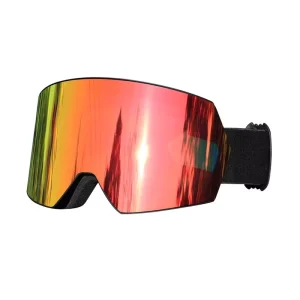 Wide Field of View Freestyle Ski Goggles PC+TPU Material Windproof Anti Fog Prescription Glasses Compatible Customizable Skiing