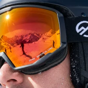 Wide-View Ski Goggles Triple-Layer Foam UV400 Protection