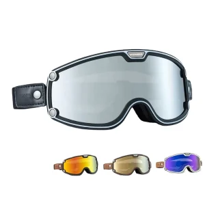 Windproof Anti-Liquid Cycling Helmet Goggles HD PC Lenses for Skiing