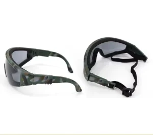 Windproof Camouflage Men’s Ski Safety Glasses Tactical Goggles